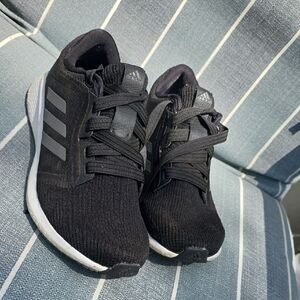 Adidas Black Running Shoes with White Accents